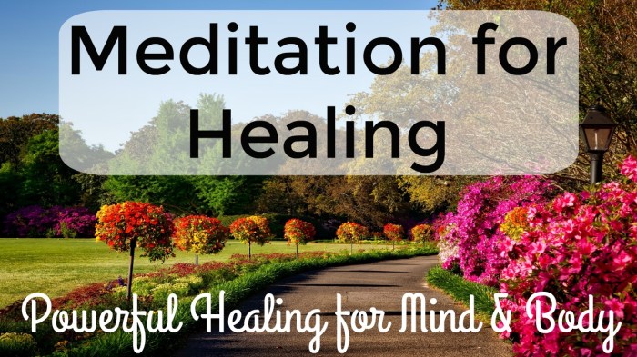 Healing guided