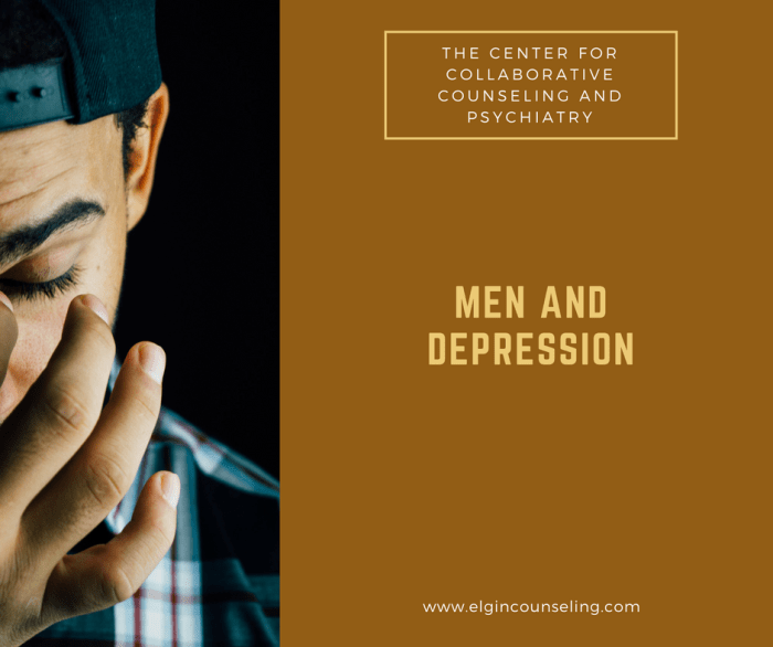 Depression in men and coping strategies